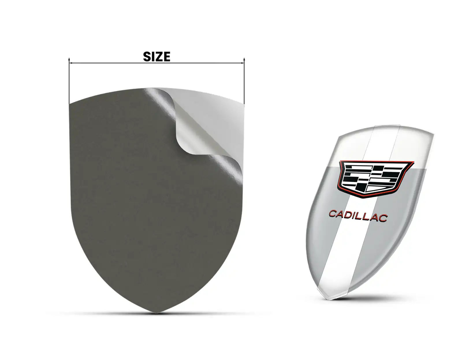 Cadillac Silikonsticker Auto Edition Hochwertig Anpassbar ST